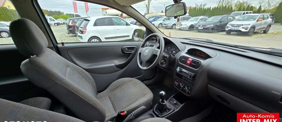 Opel Corsa cena 3300 przebieg: 93000, rok produkcji 2001 z Zagórz małe 191